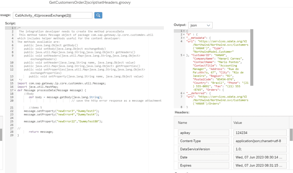 Screenshot: New Editor to edit Groovy