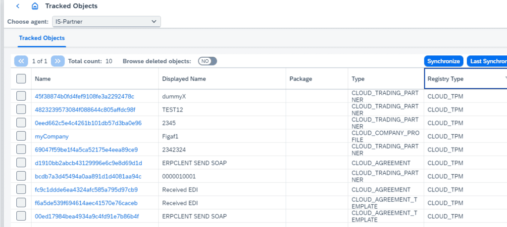 Screenshot: B2B Trading Partner