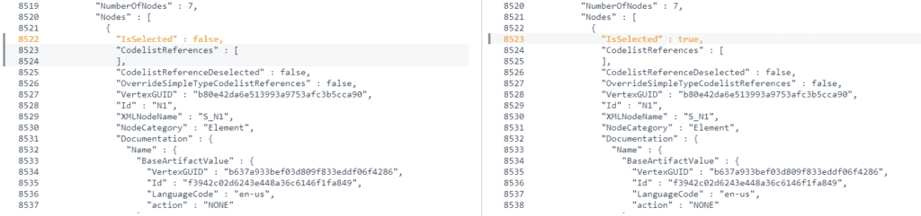 Screenshot: Message Implementation Guidelines (MIG)