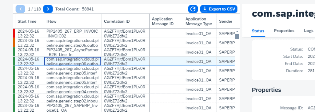 Screenshot: Pipeline migration