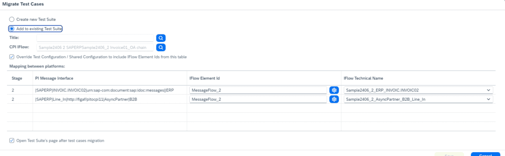Screenshot: Testing of Pipelines