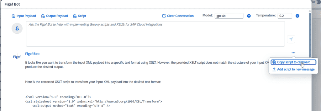 Screenshot: Groovy Editor/XSLT
