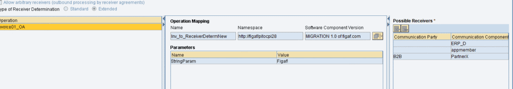 Screenshot: Support converting Extended Receiver Determination to pipeline
