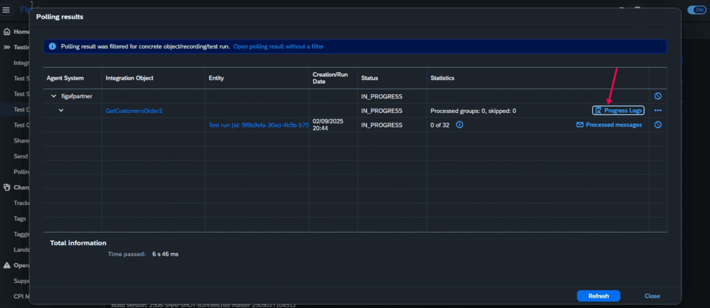 Screenshot: iFlow polling enhancement