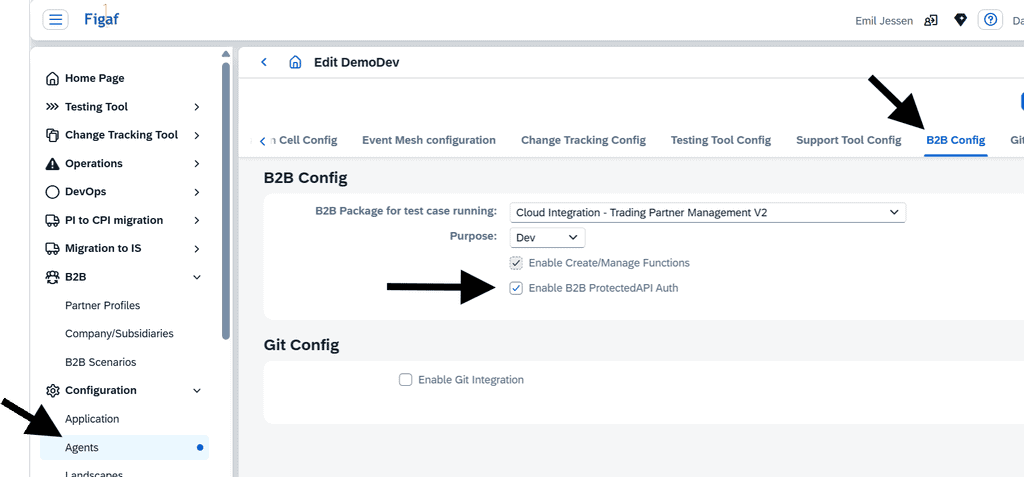 Screenshot: B2B Optimize and simplify the creation of new Trading partners, which rely on communication partner (VANS)
