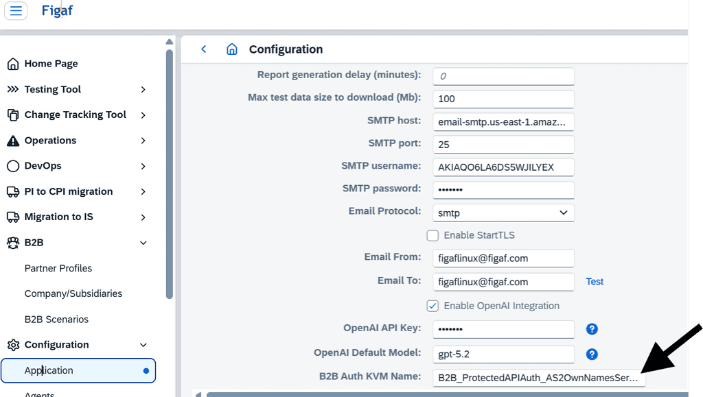 Screenshot: B2B Optimize and simplify the creation of new Trading partners, which rely on communication partner (VANS)
