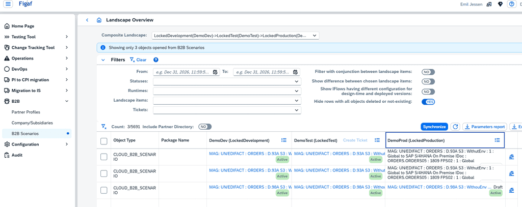 Screenshot: Landscape overview