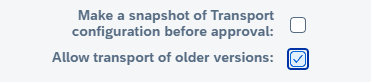 Screenshot: Allow import for lower version