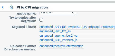 Screenshot: Pipeline XSLT improvement