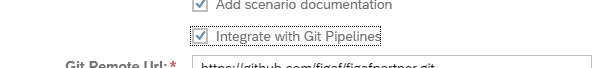 Screenshot: Pipeline to check the status