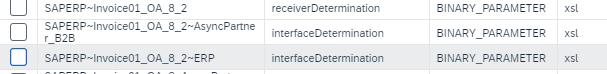 Screenshot: Update of XSLT based processing