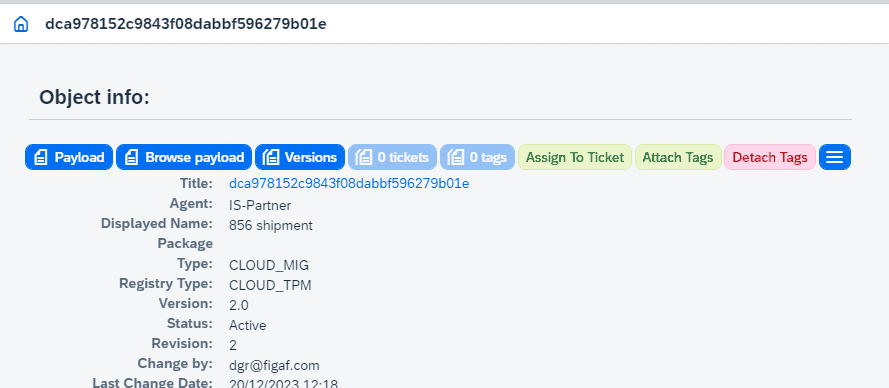 Screenshot: B2B automations